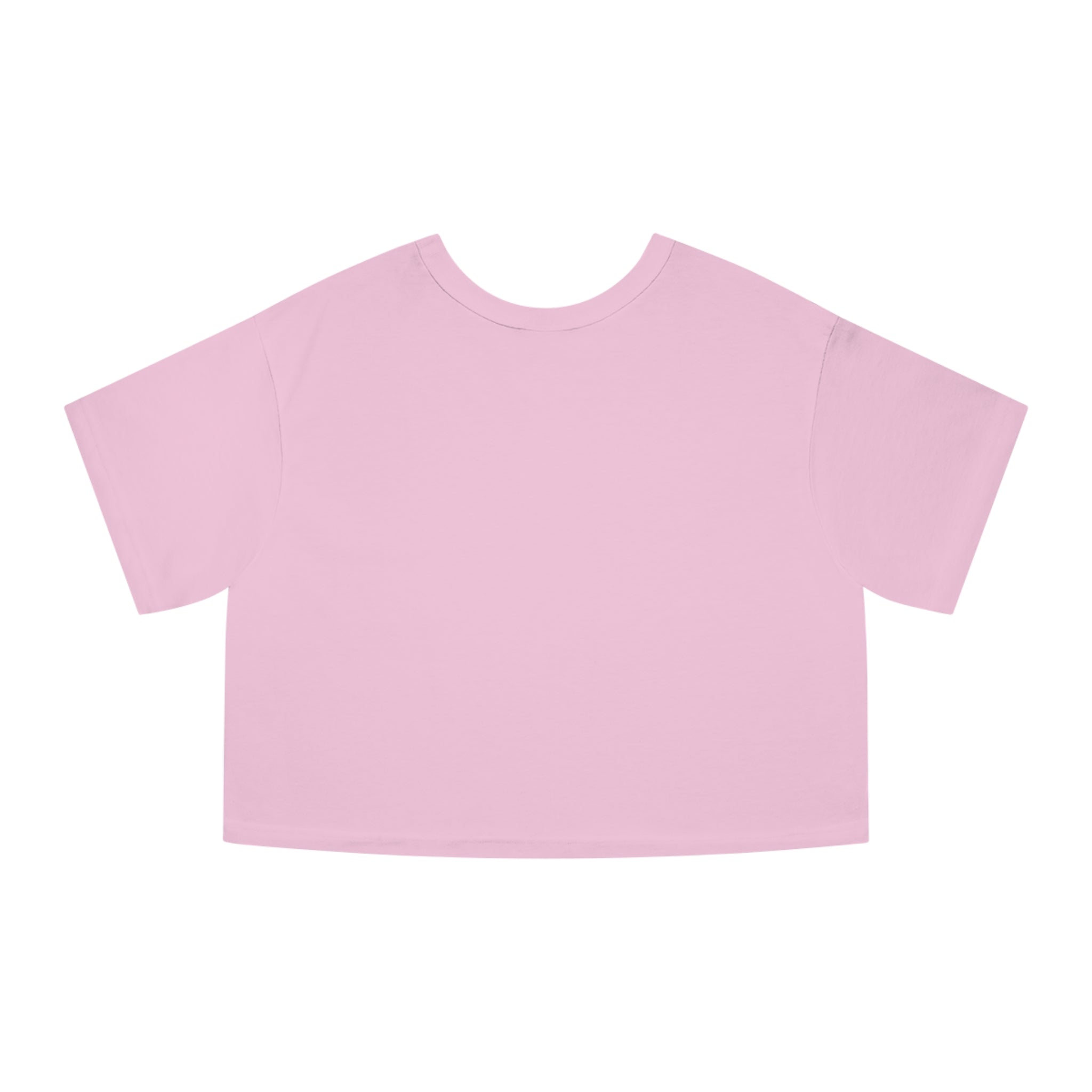 Floral Stamp Grid Cropped Tee