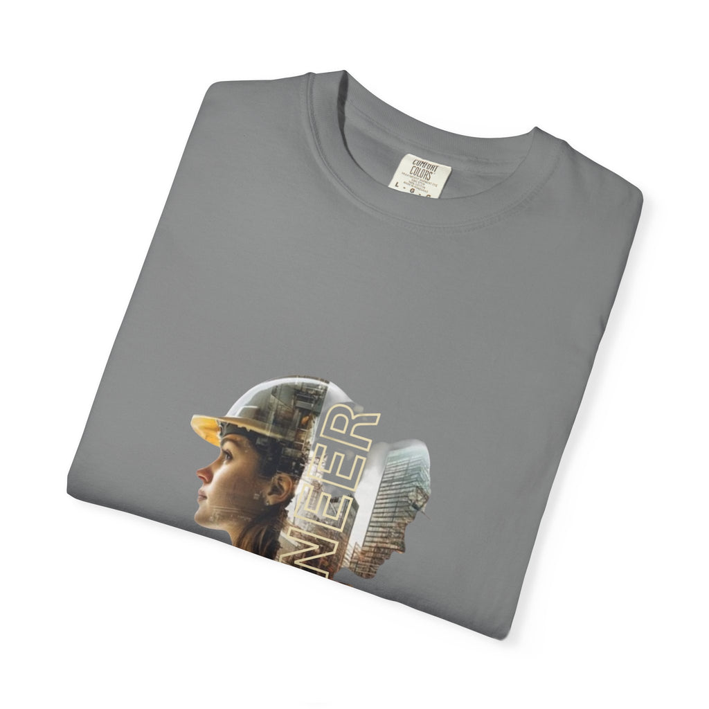 Engineer Double-Exposure Photo T-Shirt