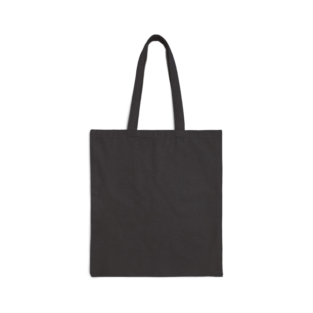 Sleepy Puppy in Blanket Cotton Canvas Tote Bag — Cute Dog Illustration Reusable Shopper