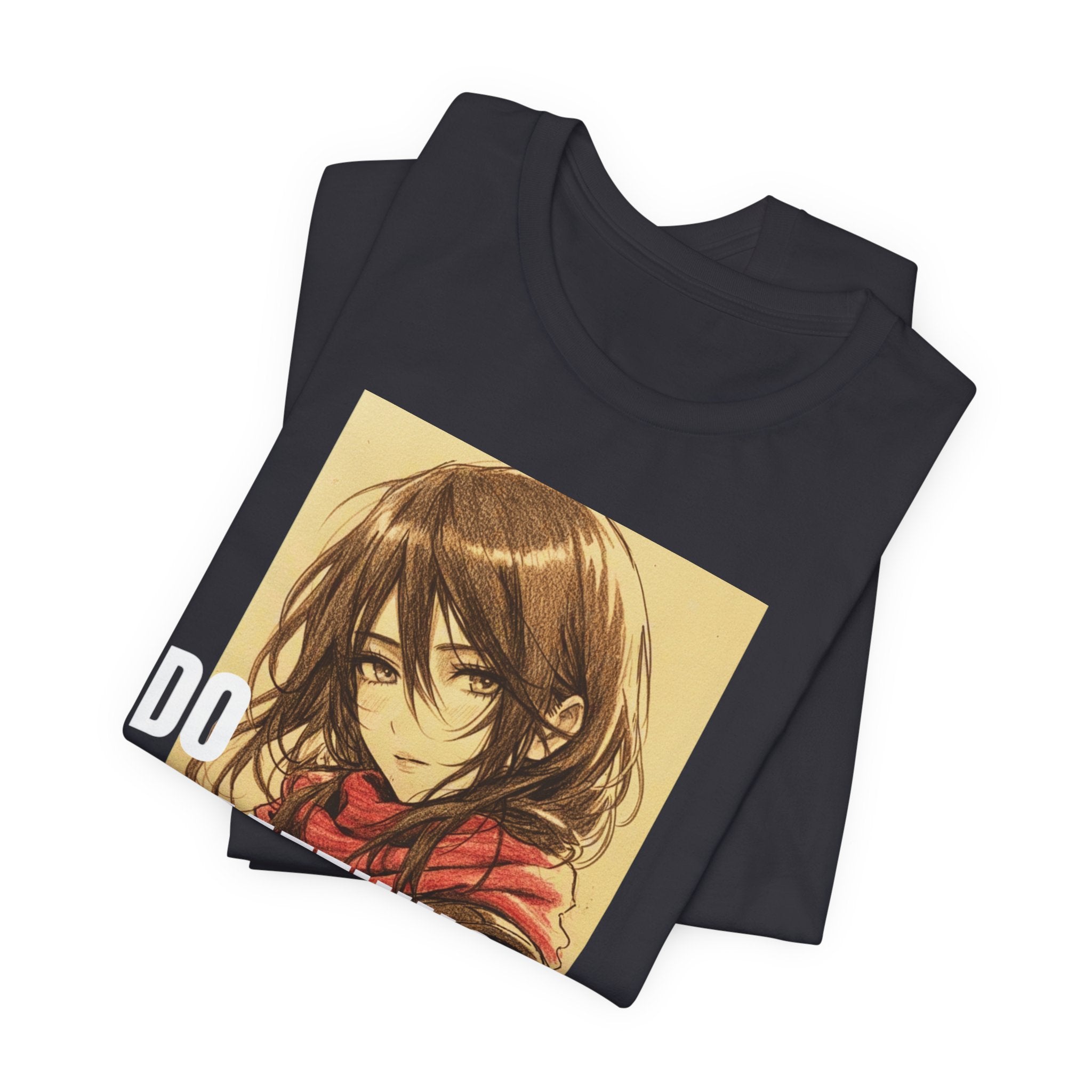 Anime Girl Portrait Tee — "Do Something Epic" Graphic T-Shirt