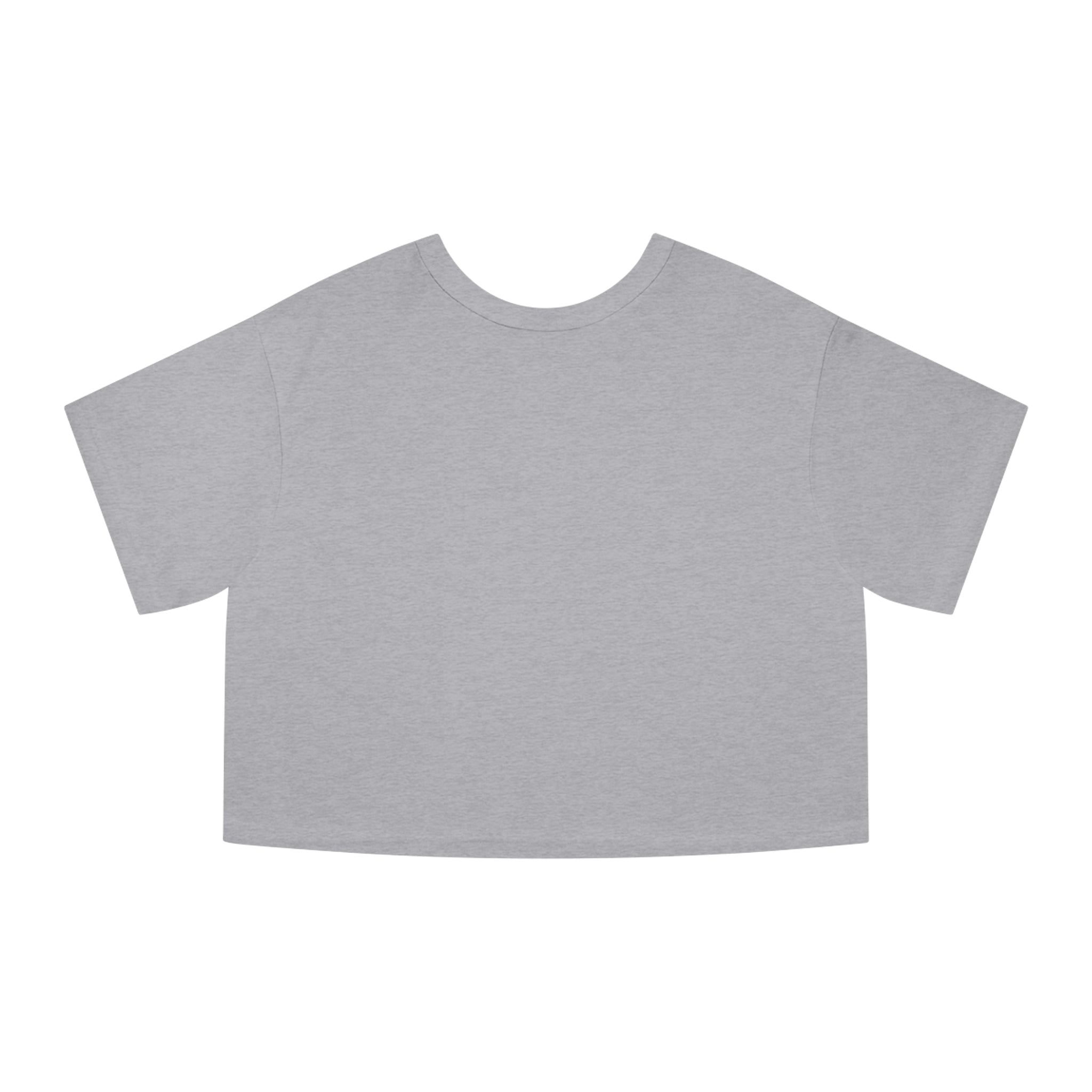 Floral Stamp Grid Cropped Tee