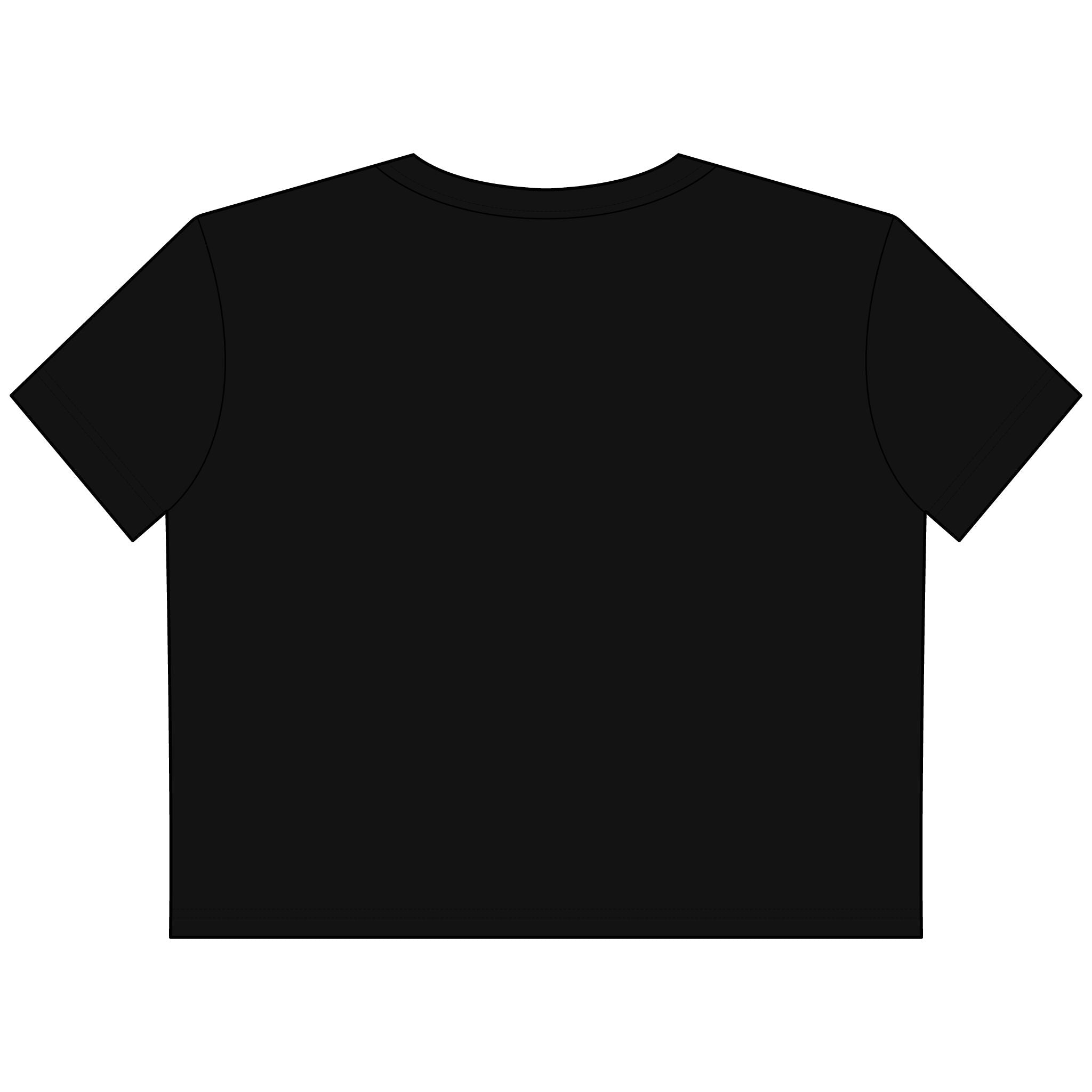 Cropped Tee — 'Soft Heart Wild Soul' Deer Graphic