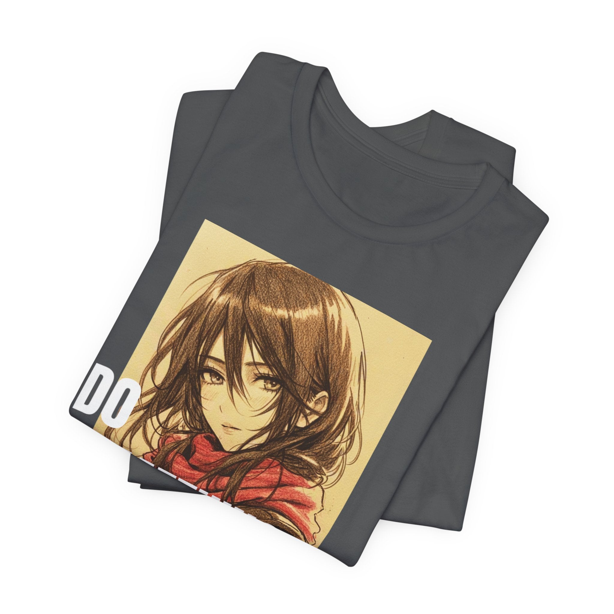 Anime Girl Portrait Tee — "Do Something Epic" Graphic T-Shirt