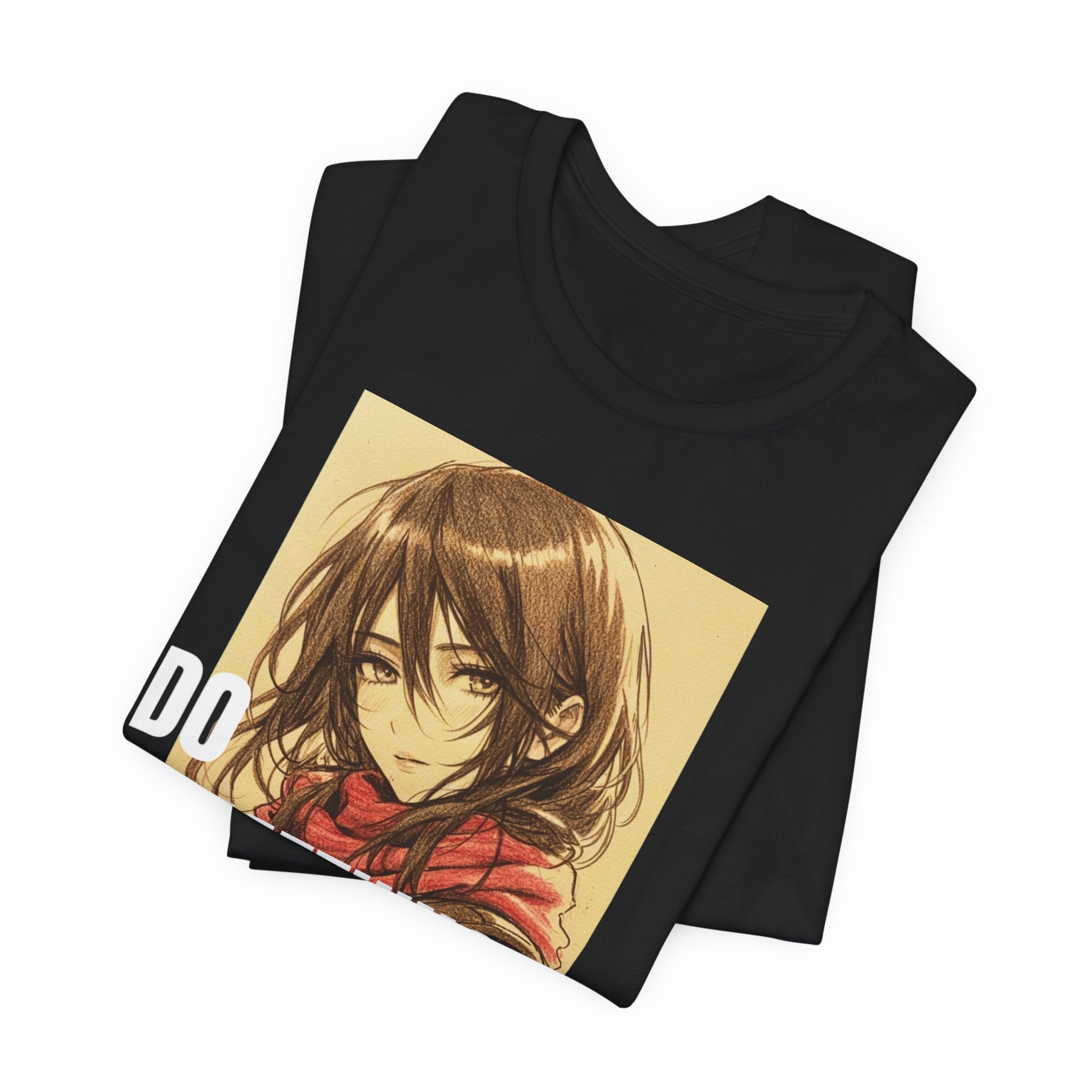 Anime Girl Portrait Tee — "Do Something Epic" Graphic T-Shirt