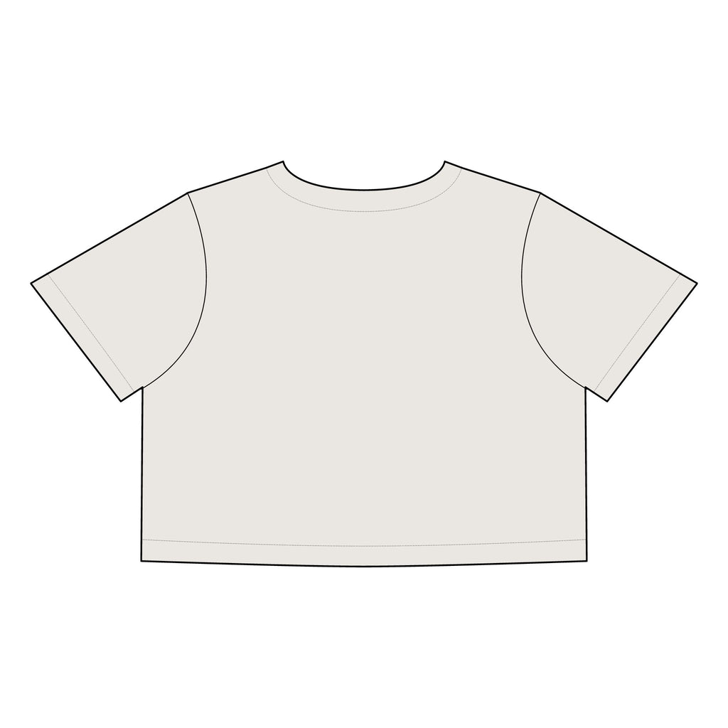 Love Served Sunny Crop Tee — 'Love Served Out? You Gotta Flavor' Graphic