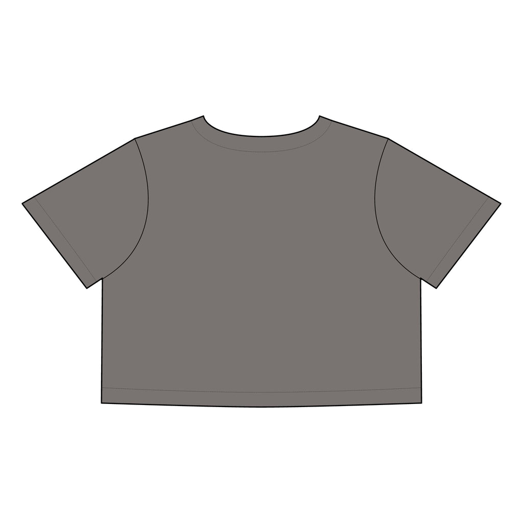 Love Served Sunny Crop Tee — 'Love Served Out? You Gotta Flavor' Graphic