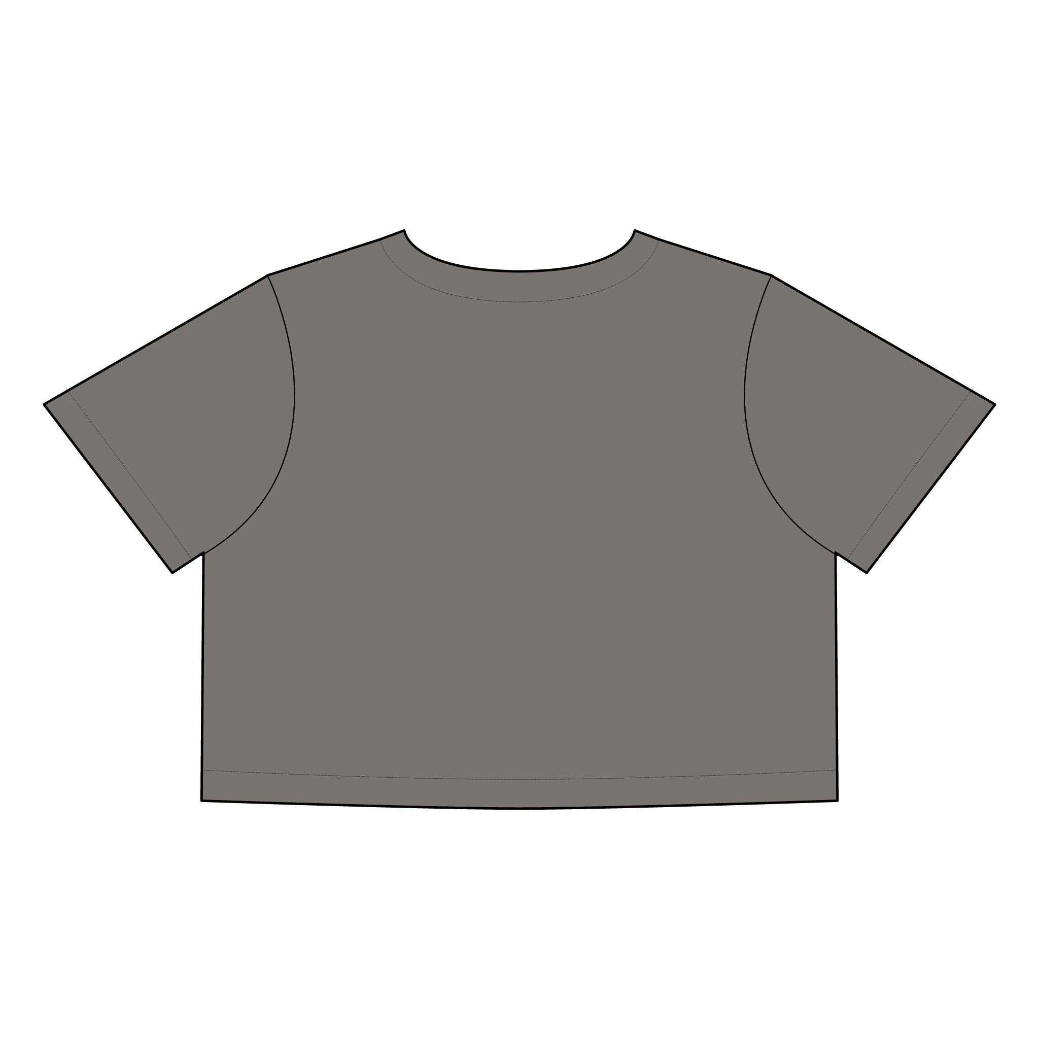 Love Served Sunny Crop Tee — 'Love Served Out? You Gotta Flavor' Graphic