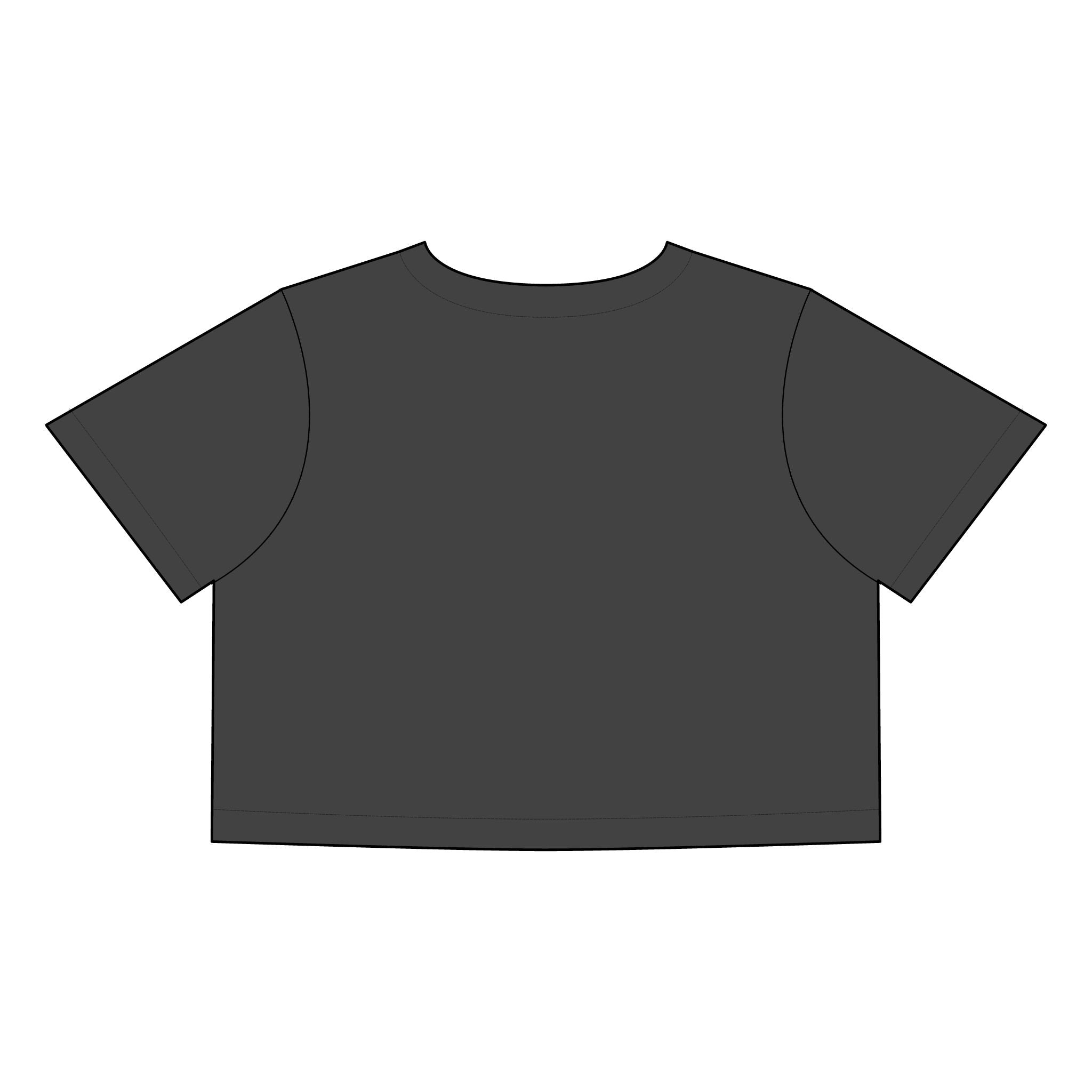 Love Served Sunny Crop Tee — 'Love Served Out? You Gotta Flavor' Graphic
