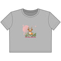 Cropped Tee — 'Soft Heart Wild Soul' Deer Graphic