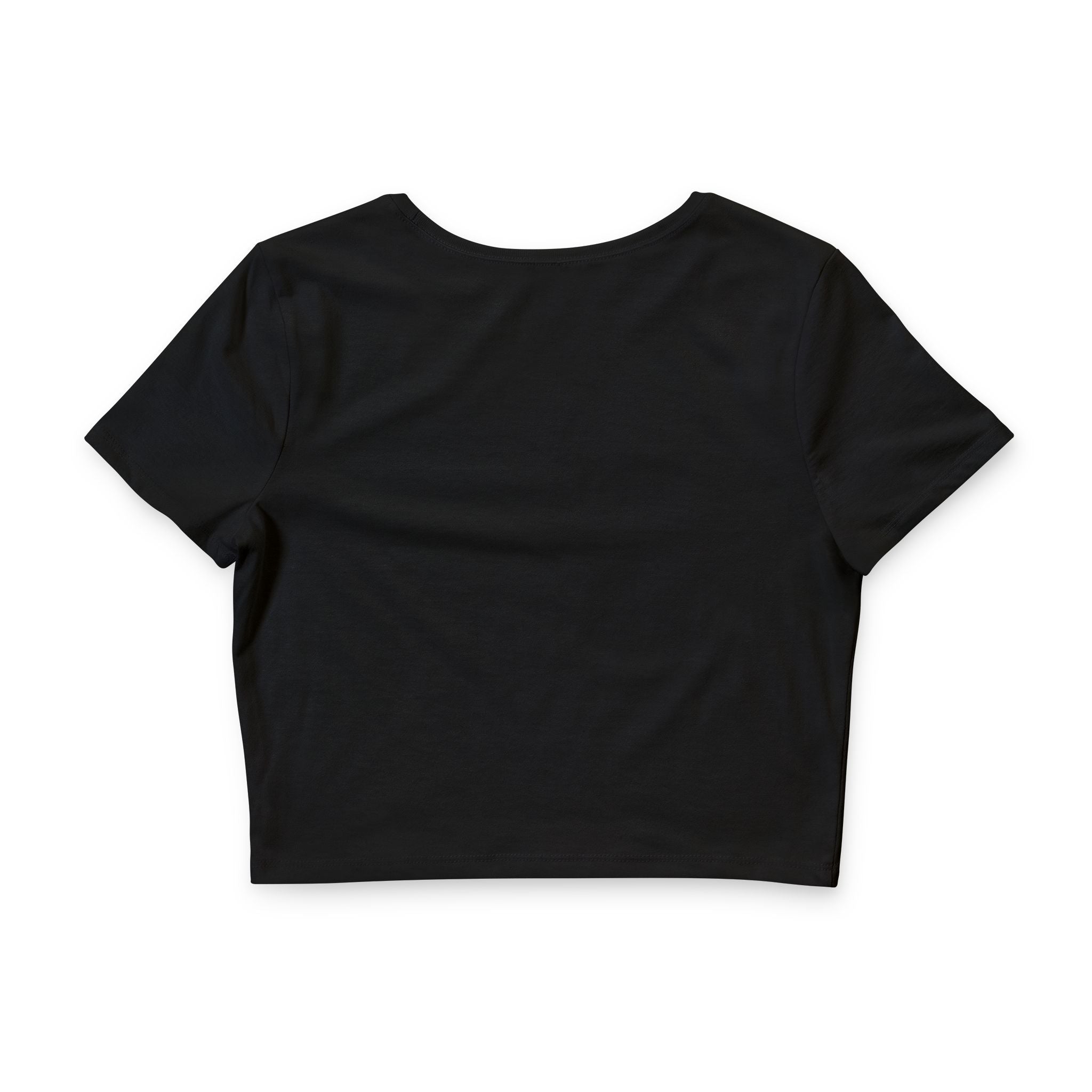 Floral Glow Crop Tee — 'Bloom Slowly' Watercolor Flower Graphic