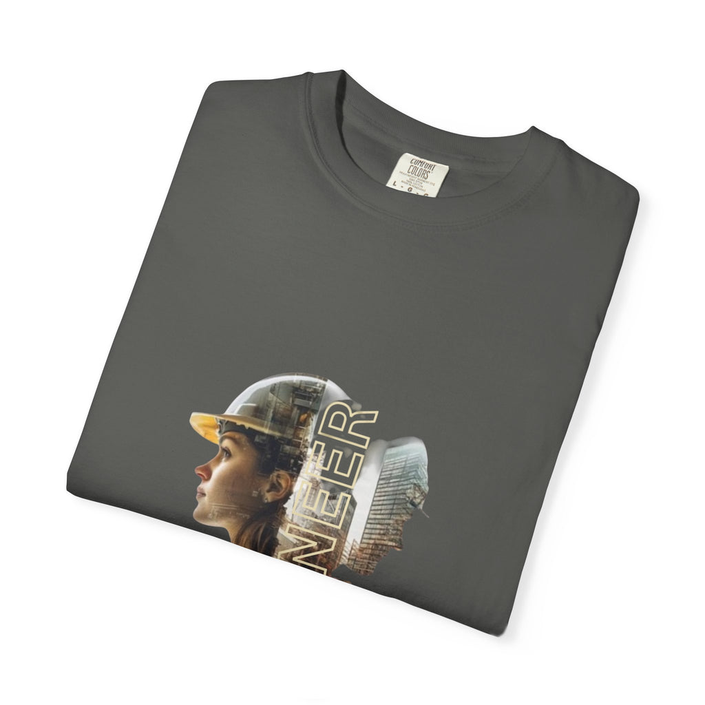 Engineer Double-Exposure Photo T-Shirt